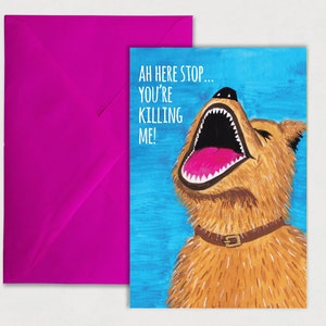 Carte de chien, chien, rire, humour, argot irlandais