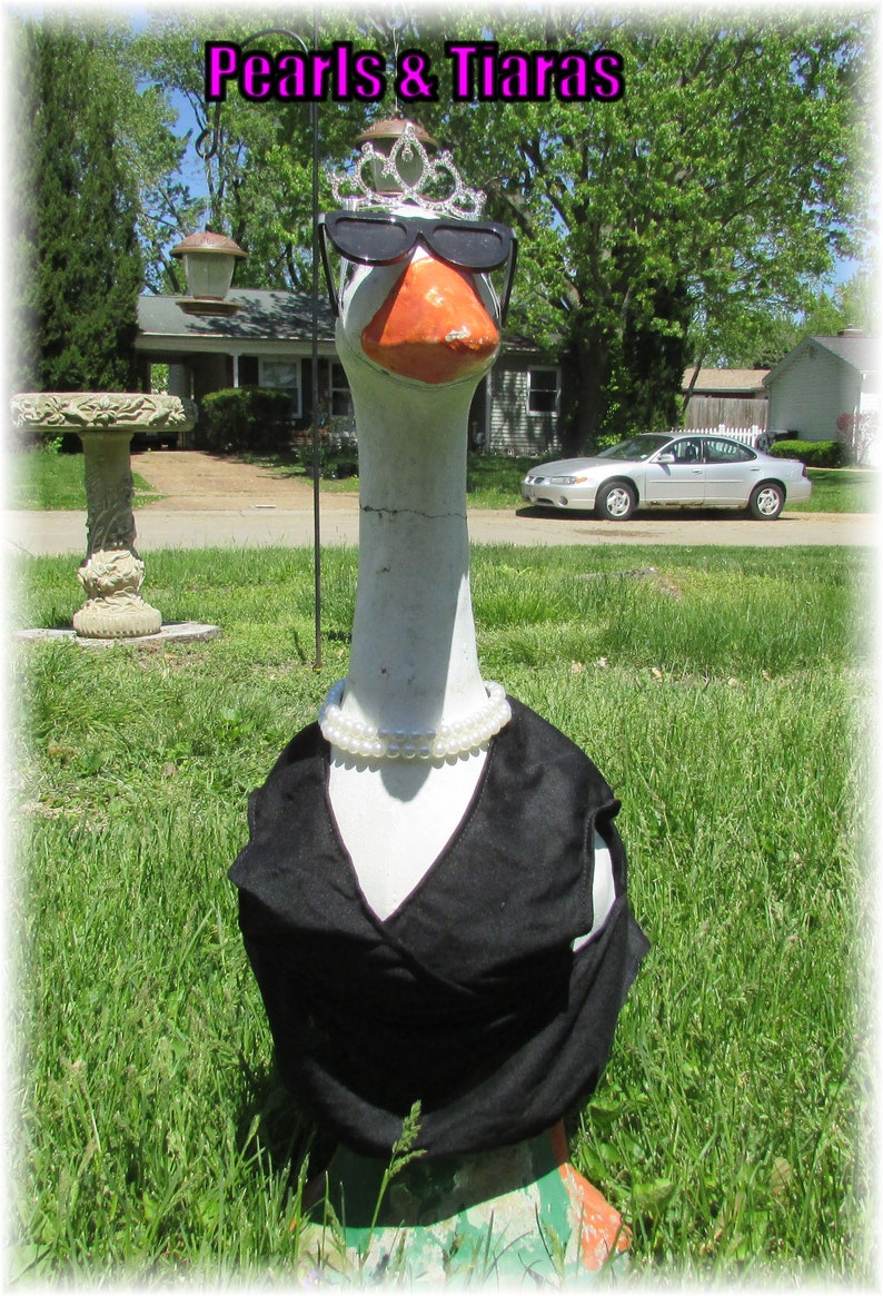 Large Lawn Goose Outfits 23 25 Tall Etsy