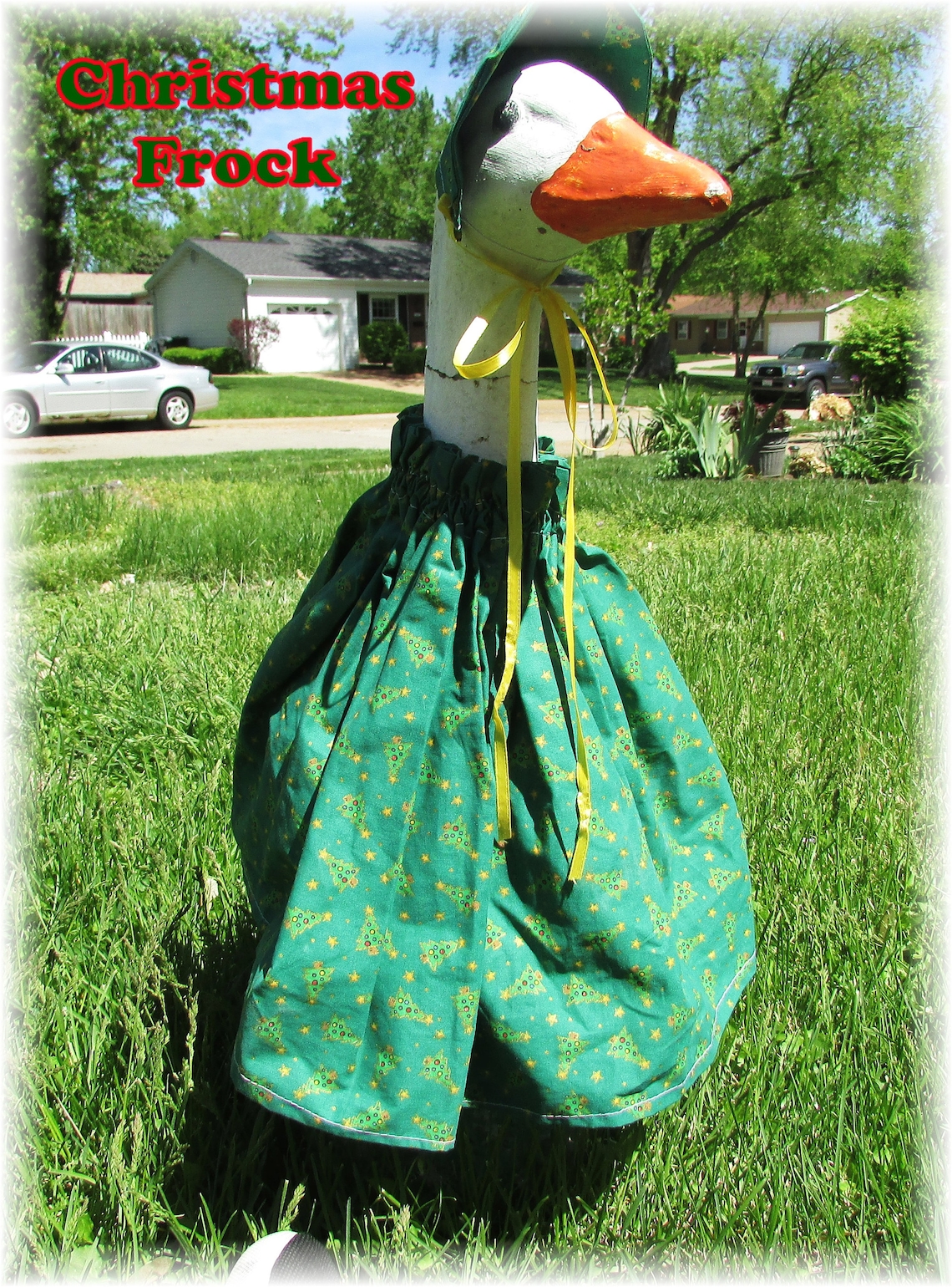 Large Lawn Goose Outfits 23 25 Tall Etsy
