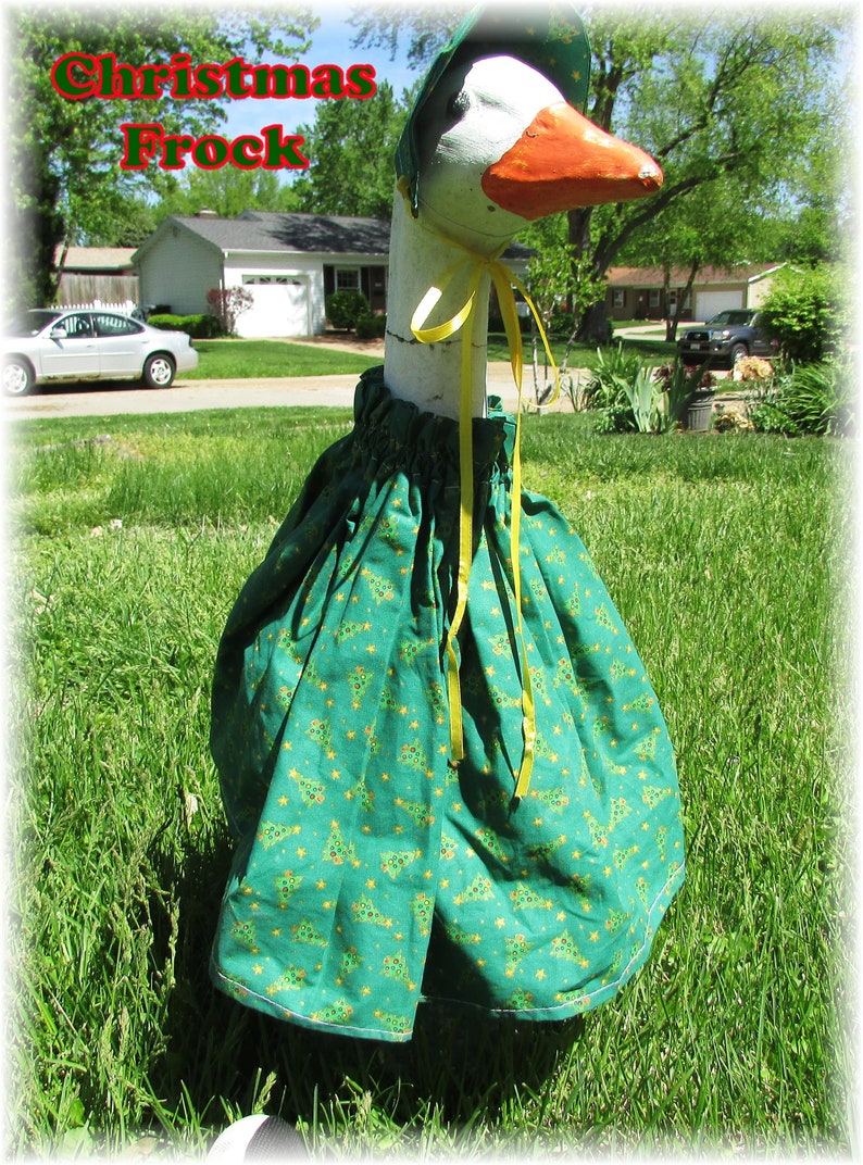 Large Lawn Goose Outfits 23 25 Tall Etsy