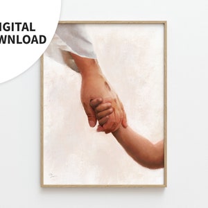 Pode incluir: Uma pintura de duas mãos se segurando. A mão esquerda é de pele clara, enquanto a mão direita é de pele escura. O fundo é de um rosa claro e suave.