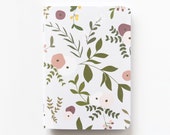 Medium Illustrated Journal | Hand Illustrated Floral Journal, Lined Notebook Stationery : Wild Garden Collection