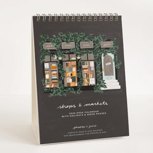 2026 Shops & Markets Desk Calendar