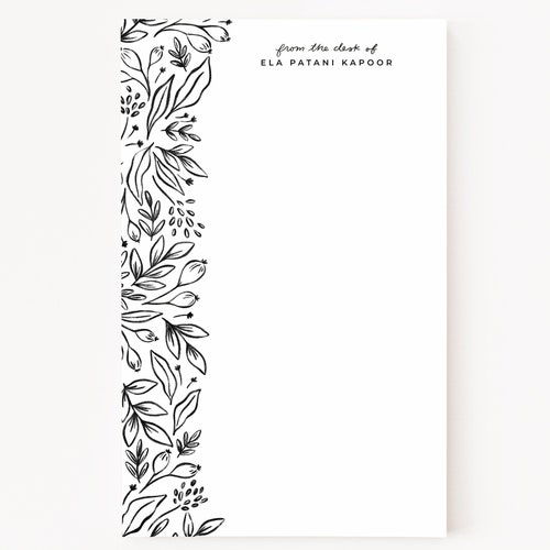 Personalized Notepad Custom Notepad Personalized Stationery Etsy