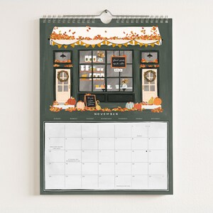 2024 Shops & Markets Calendar : Monthly Calendar, Illustrated Wall Calendar for Hanging image 6