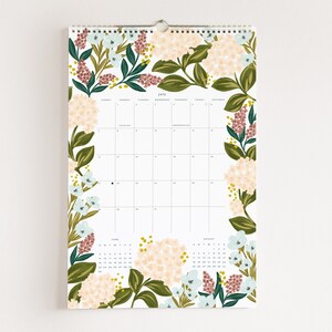 2024 Botanical Appointment Calendar : Large Illustrated 12 Month Wall Calendar image 6