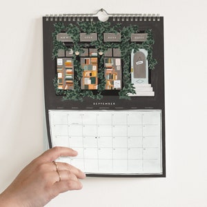 2024 Shops & Markets Calendar : Monthly Calendar, Illustrated Wall Calendar for Hanging image 5