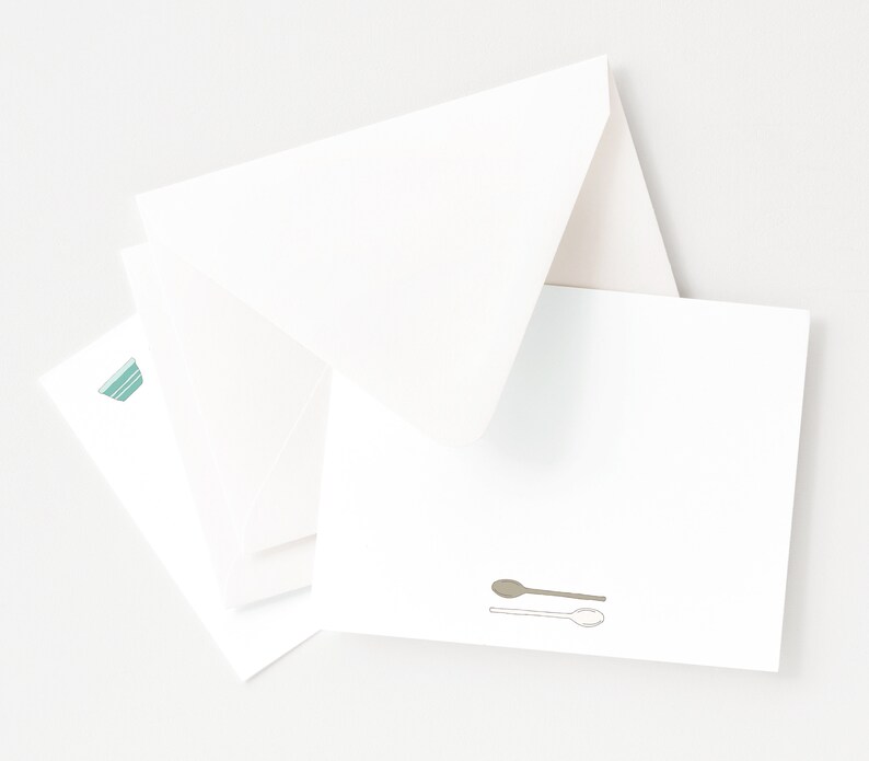 Personalized Stationery Card Set of 12 Cards Custom Etsy