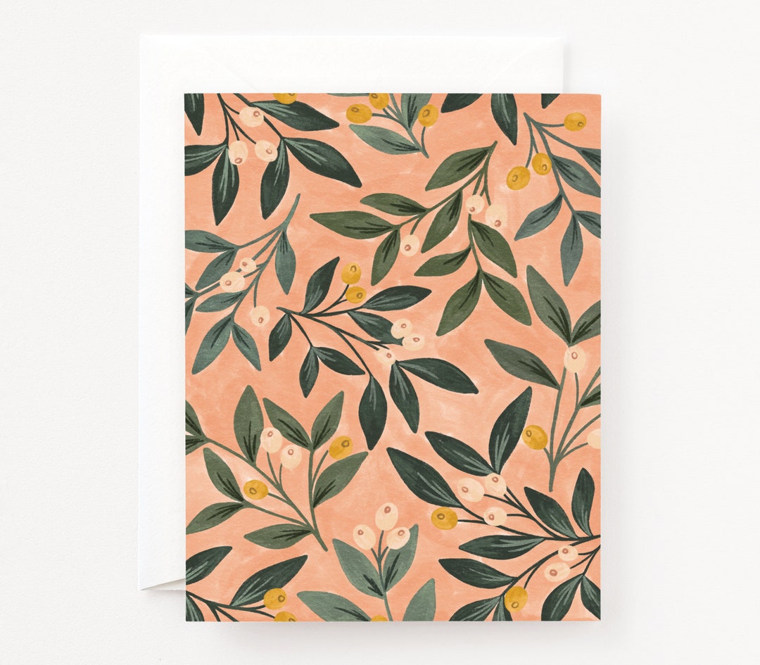 Set of 8 Notecards : Orchard Everyday Blank Cards, Folded Stationery ...