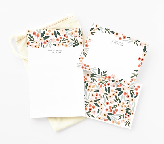 Personalized Stationery Set Custom Gift Set With Everyday - Etsy
