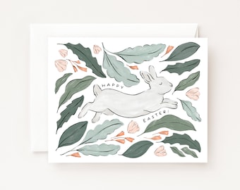 Easter Bunny Holiday Greeting Card