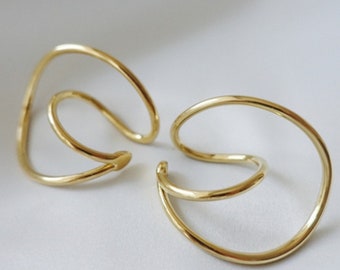 Non pierced earrings, ear cuff, unpierced earrings, ear cuff, clip on earrings