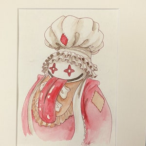 Retratos de cartas de Final Fantasy IX - BOGO - Pinturas em aquarela originais