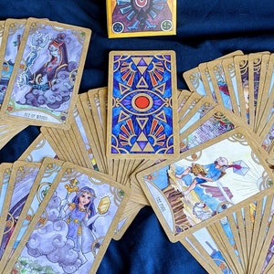 Legend of Zelda Tarot Card Deck - 79 Cards Major and Minor Arcana + Happy Squirrel