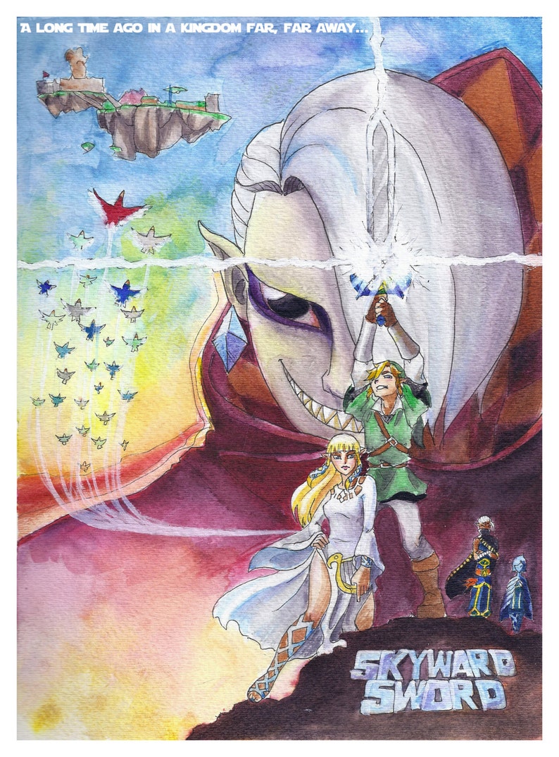 Zelda Wars 8.5 x 11 Prints image 2