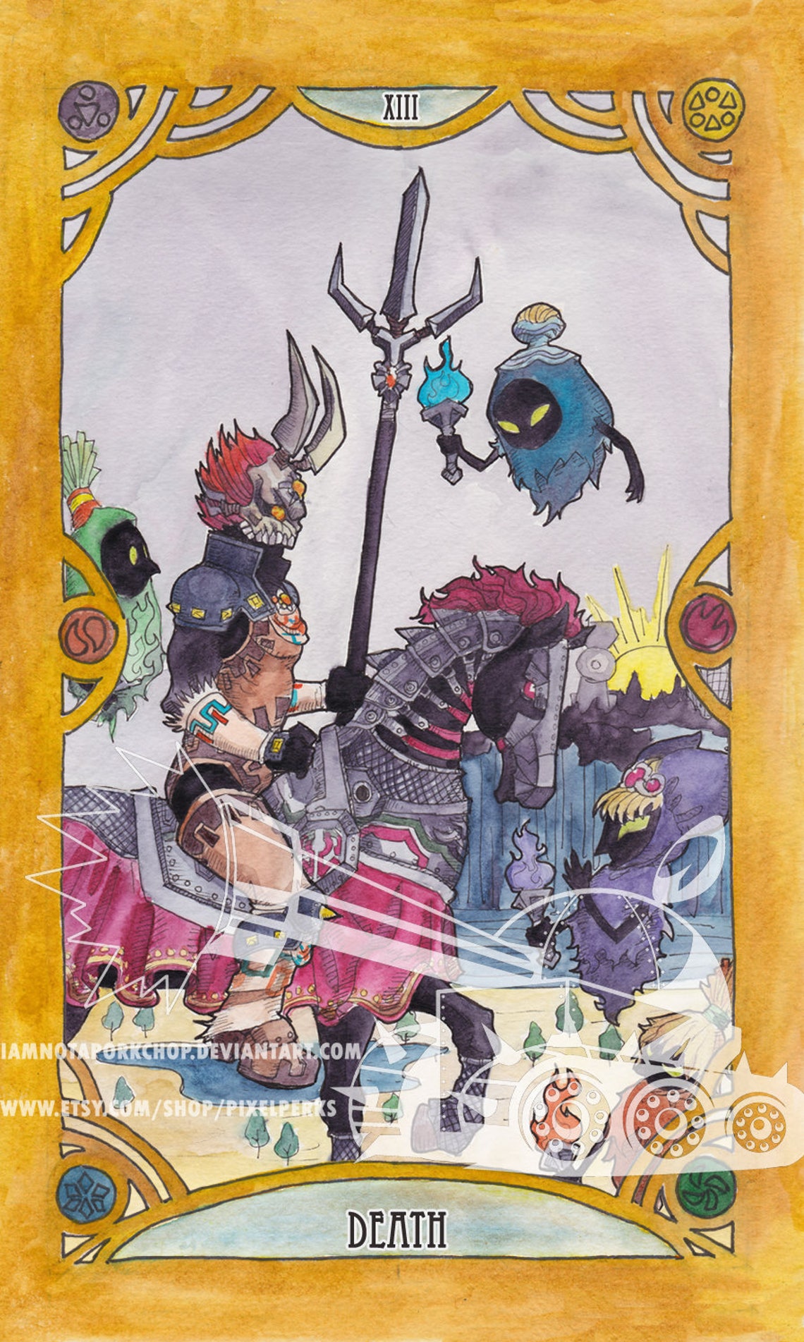 Legend of Zelda Tarot Card Deck Major and Minor Arcana Etsy