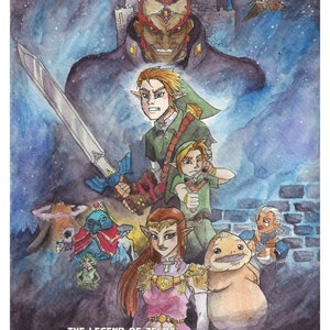 Zelda Wars 8.5 x 11 Prints image 3