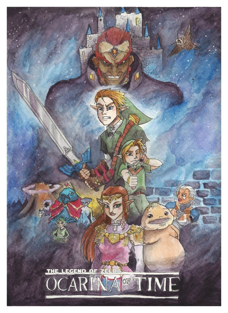 Zelda Wars 8.5 x 11 Prints image 3