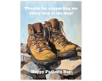 Father's Day Boots Card