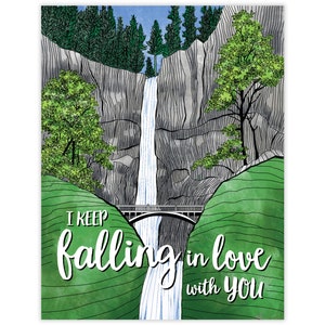 Falling In Love Card