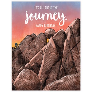 Journey Birthday Card