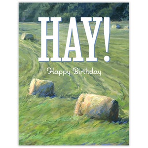 Hay! Birthday Card