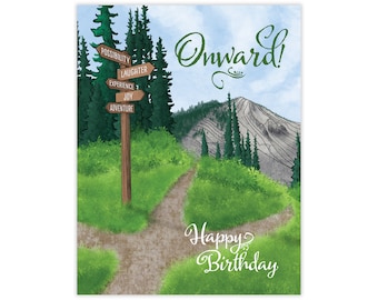 Onward! Birthday Card