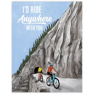 Ride Anywhere Friendship Love Card