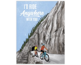 Ride Anywhere Friendship Love Card