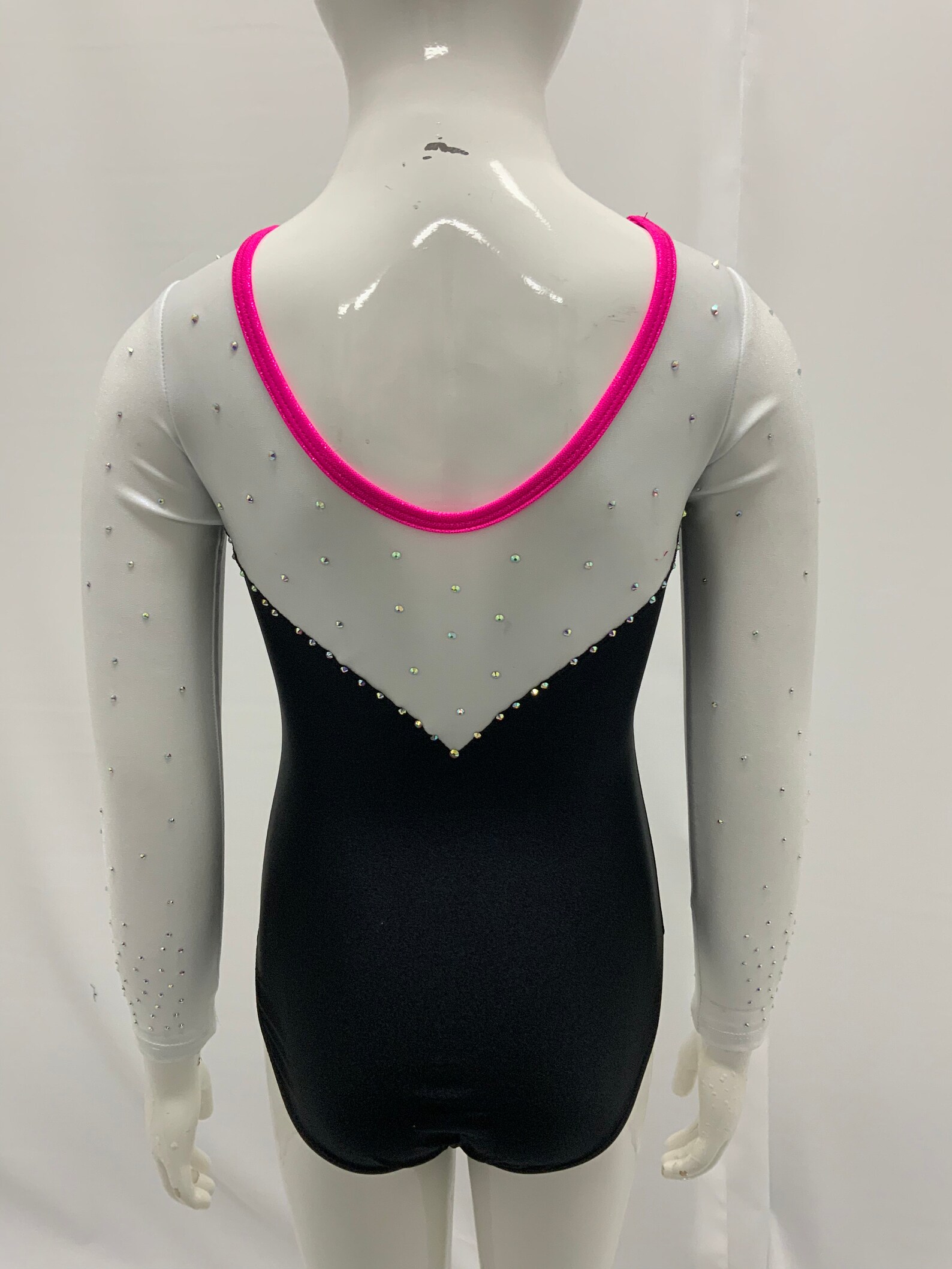 Pink Elegance Competition/long Sleeve Gymnastics Leotard - Etsy