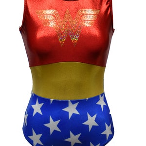 Wonder girl gymnastics/dance leotard