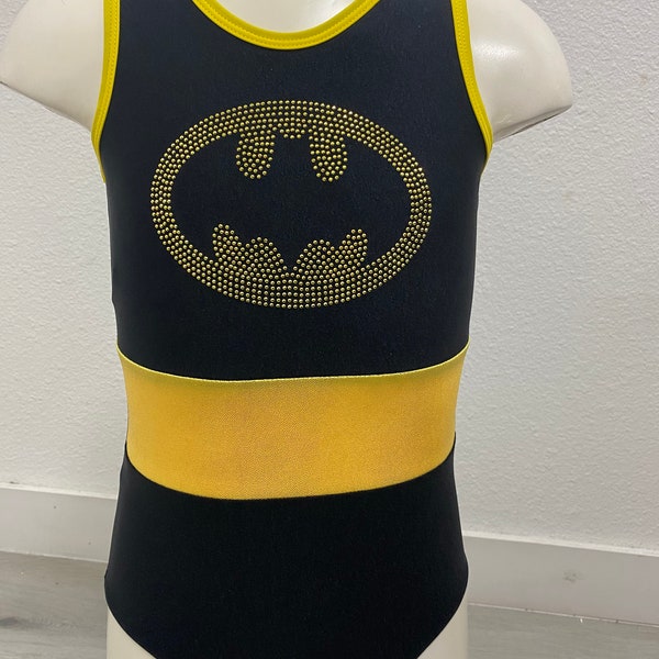 Batgirl Gymnastics Leotards for girls