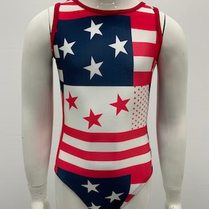 NEW! Patriotic Dreams Gymnastics leotard