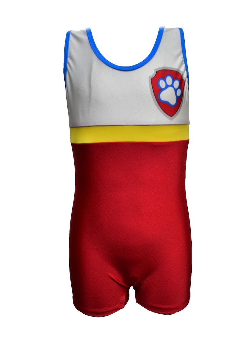 Dog Patrol boys gymnastics leotards