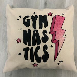Decorative gymnastics pillow for girls