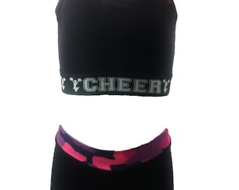 CHEERLEADING 2 piece workout/training outfit