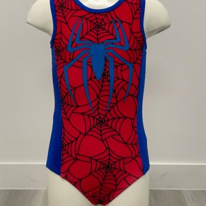 Spider girl gymnastics leotards
