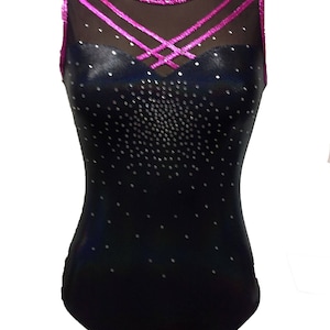 Midnight Magic Girls gymnastics/dance leotard