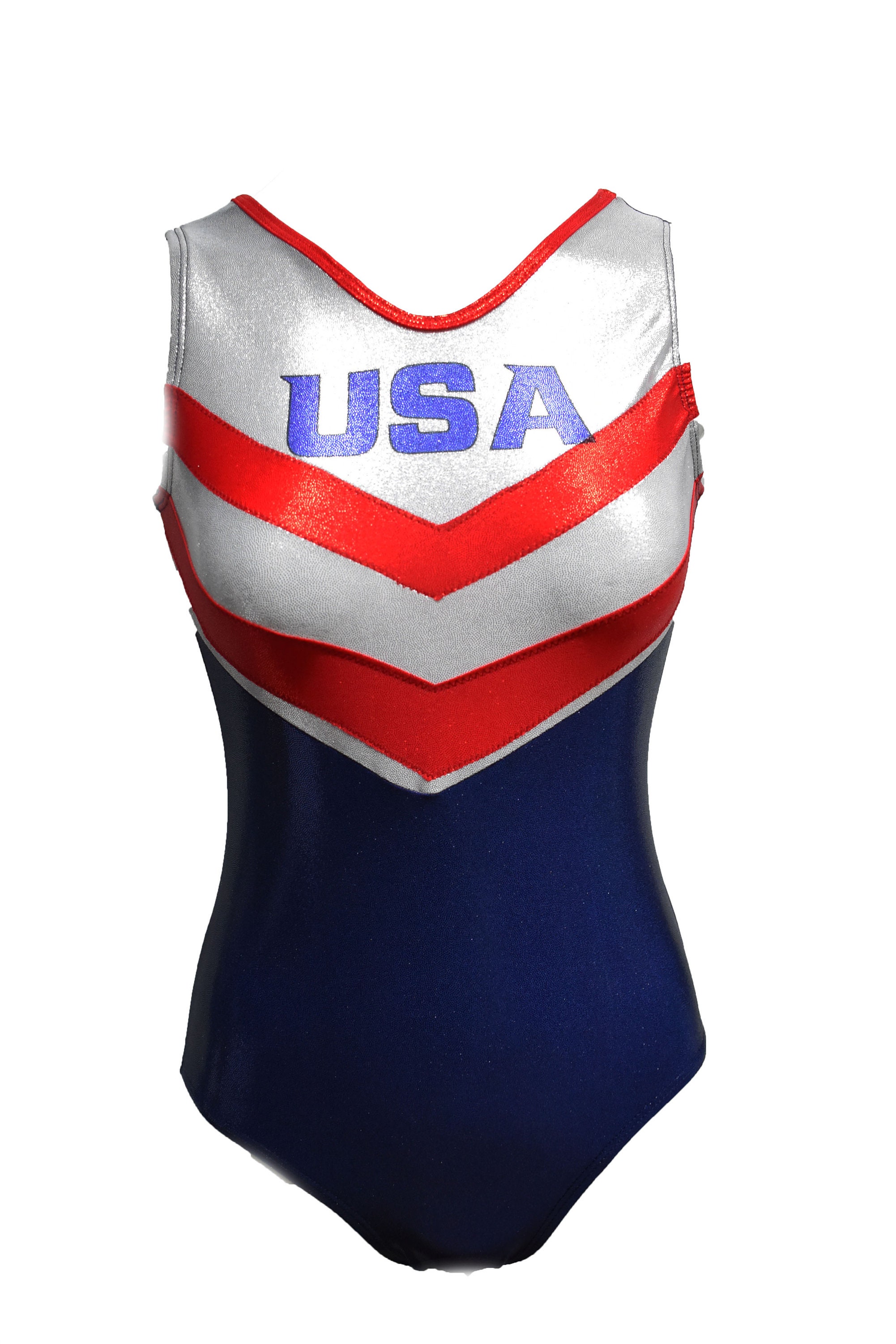 Schildknaap Onverbiddelijk zijde Liberty Team USA Gymnastics Leotard for Girls - Etsy
