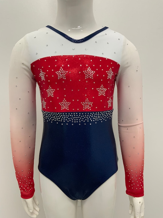 Long sleeve cheap gymnastics leotard