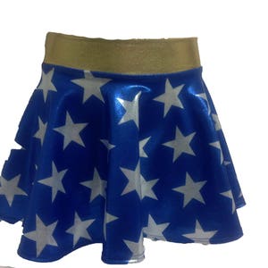 blue and white stars skirt for costumes (girls)