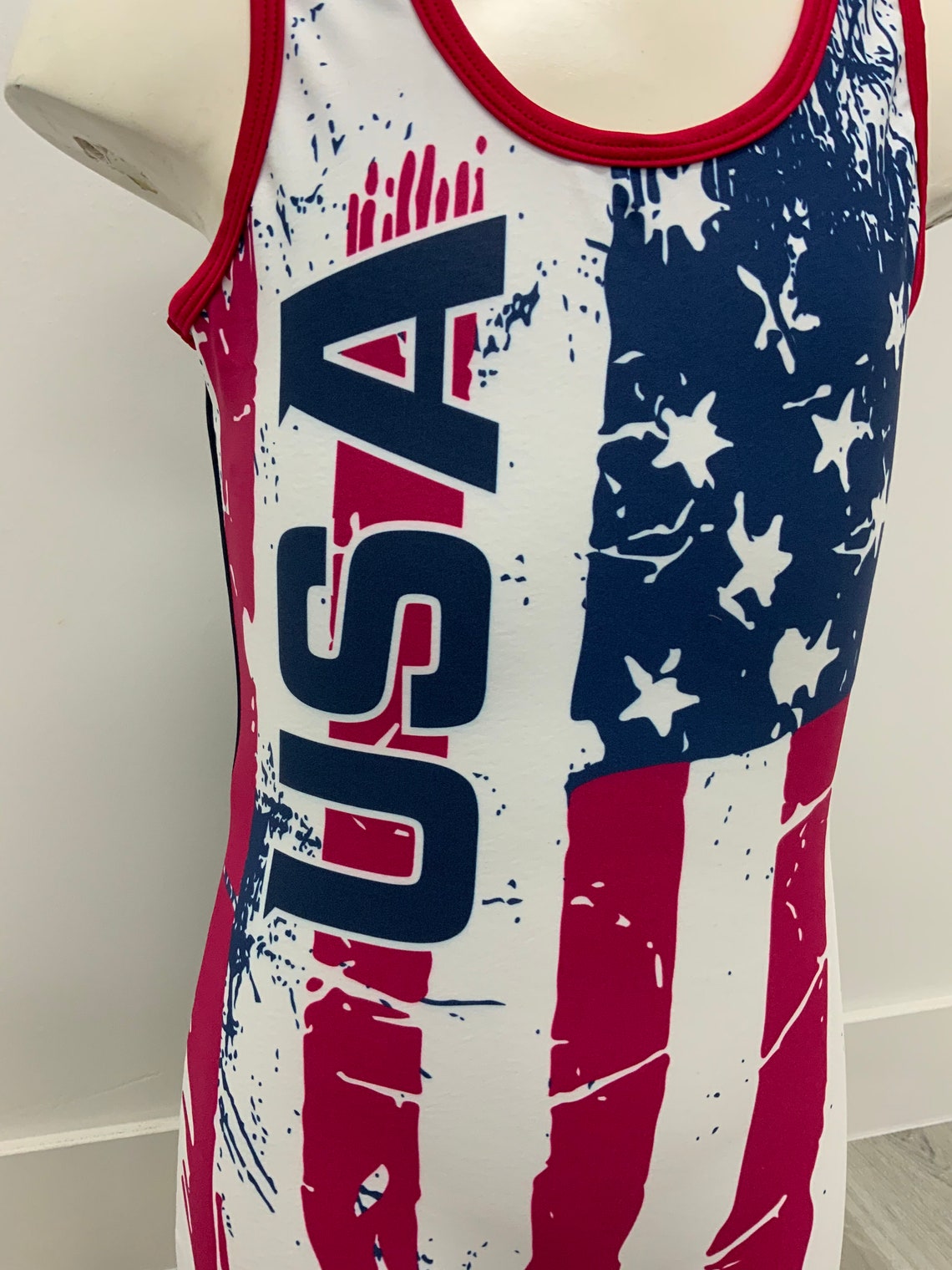 American Pride/team USA Gymnastics Leotard for Boys Etsy