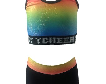 CHEERLEADING 2 PIECE  WORKOUT set/training