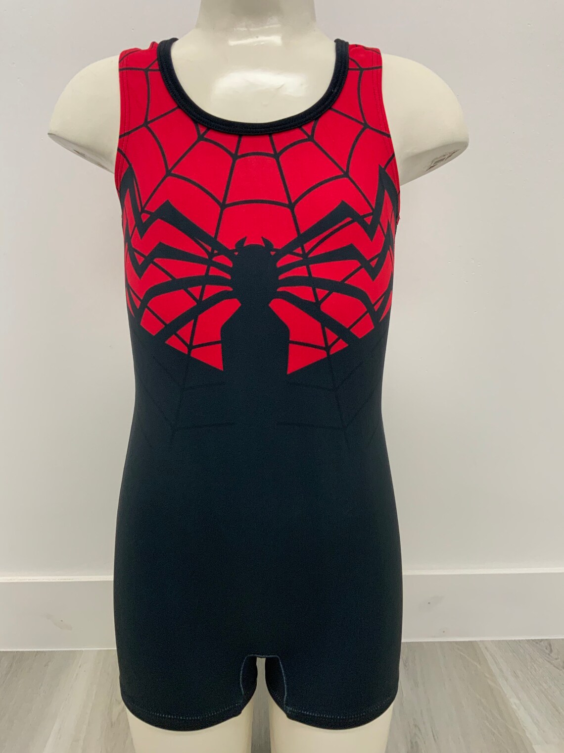 Black Spider gymnastics leotard for boys Etsy