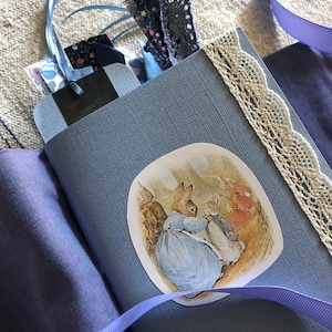 Beatrix Potter ephemera Junk Journal, Handmade Journal Ready To Ship