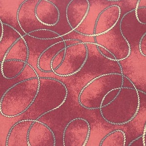 Brown Cowboy Lasso 100% Cotton Fabric/Western Fabric