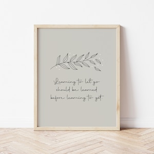 Encouraging quote art | Ray Bradbury inspirational quote | leaves illustration | Wall art
