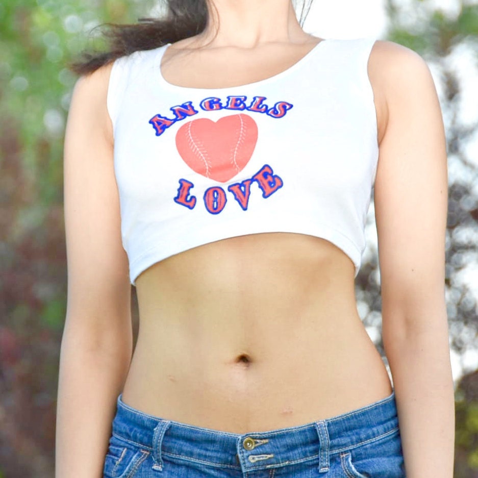 ★ANOETIC★HEART CROP TEE Heart & Heart Crop top – dweegz