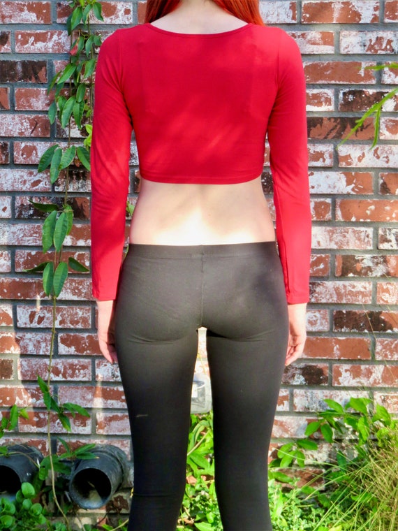 Stop Staring Red Long Sleeve Crop Top, Feminist, Girl Power, Crop Tops for  Women, Cropped Top Woman, Sexy Crop Tops, Crop Tops for Teens, 