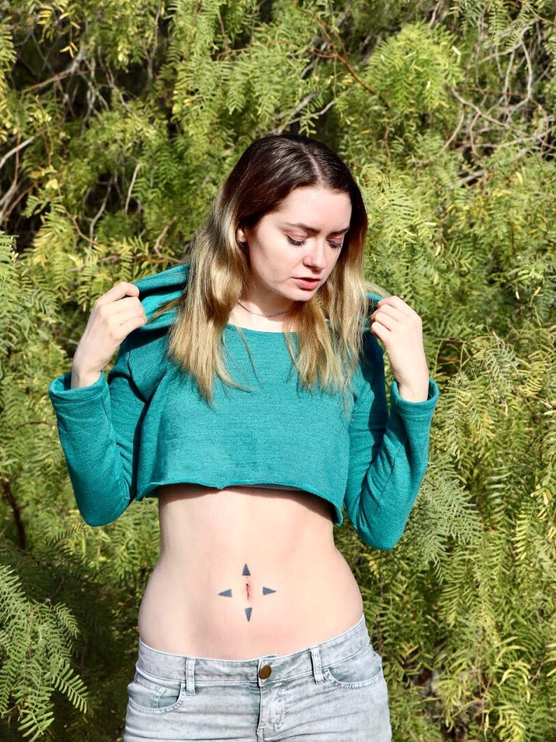 crop top hoodie with joggers